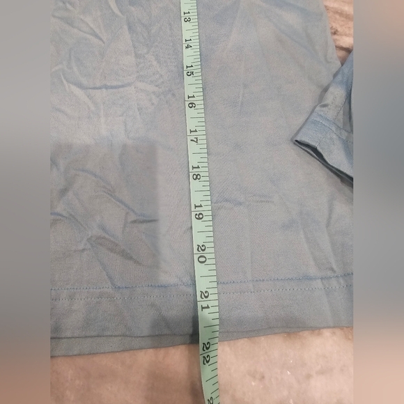 Jamie Sadock Top 1/4 Zip Pullover Golf Long Button Sleeve Tennis Blue Tie Dye M - Picture 7 of 13